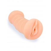 Телесный двусторонний мастурбатор с вибропулей и эрекционными кольцами в комплекте - Sexy Girl - в Коврове купить с доставкой