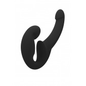 Черный безремневой страпон Share Lite - Fun Factory - купить с доставкой в Коврове