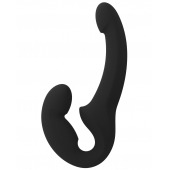 Черный безремневой страпон Share Lite - Fun Factory - купить с доставкой в Коврове