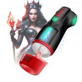 Интерактивный мастурбатор Raven с вакуумом, вибрацией и подсветкой - Shots Media BV - в Коврове купить с доставкой