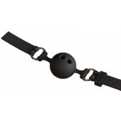 Малый силиконовый кляп-шар на ремешках - Orion - купить с доставкой в Коврове