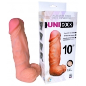 Фаллическая насадка Харнесс UNICOCK 10  - 25 см. - LOVETOY (А-Полимер) - купить с доставкой в Коврове