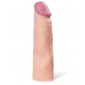 Реалистичная насадка с ярко выраженной головкой - 16,5 см. - A-toys - в Коврове купить с доставкой