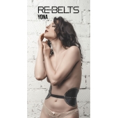 Пояс с клёпками Yona Black - Rebelts - купить с доставкой в Коврове