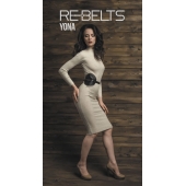 Пояс с клёпками Yona Black - Rebelts - купить с доставкой в Коврове