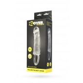 Прозрачная насадка с петлёй для фиксации - 14 см. - ToyFa - в Коврове купить с доставкой