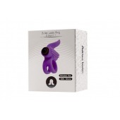 Эрекционное кольцо с подхватом мошонки и стимуляцией клитора Bullet Lastic Ring - Adrien Lastic - в Коврове купить с доставкой