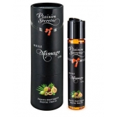 Массажное масло с ароматом экзотических фруктов Huile de Massage Gourmande Fruits Exotiques - 59 мл. - Plaisir Secret - купить с доставкой в Коврове
