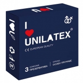 Ультрапрочные презервативы Unilatex Extra Strong - 3 шт. - Unilatex - купить с доставкой в Коврове