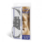 Утяжка на пенис и мошонку Cock Ring With 1.5  Ball Stretcher And Optional Weight Ring - BlueLine - купить с доставкой в Коврове