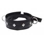 Полиуретановый ошейник с пуклями и D-кольцами Collar with Studs - Blush Novelties - купить с доставкой в Коврове