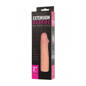Телесная насадка-удлинитель Extension sleeve - 17 см. - Sitabella - в Коврове купить с доставкой