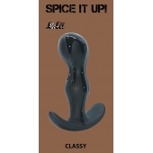 Серый анальный стимулятор Classy - 11,5 см. - Lola Games