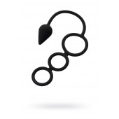 Тройное эрекционное кольцо с анальным хвостом Drop S-size - Erotist Adult Toys - в Коврове купить с доставкой