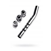 Металлический анальный душ с тремя насадками - ToyFa - купить с доставкой в Коврове