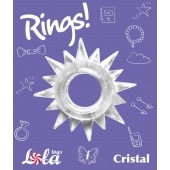 Прозрачное эрекционное кольцо Rings Cristal - Lola Games - в Коврове купить с доставкой
