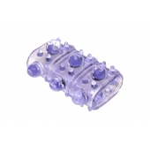 Фиолетовая насадка на пенис Rings Armour - Lola Games - в Коврове купить с доставкой