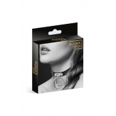 Черный чокер с двумя кольцами - Bijoux Pour Toi - купить с доставкой в Коврове