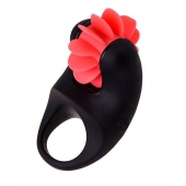 Чёрно-красное эрекционное виброкольцо Erotist - Erotist Adult Toys - в Коврове купить с доставкой