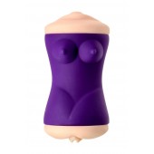 Двухсторонний мастурбатор JOS YARA в фиолетовой колбе - JOS - в Коврове купить с доставкой