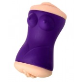 Двухсторонний мастурбатор JOS YARA в фиолетовой колбе - JOS - в Коврове купить с доставкой