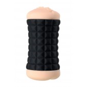 Двухсторонний мастурбатор JOS JANICE в черном цилиндре - JOS - в Коврове купить с доставкой