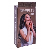 Кляп-трензель Lora с металлическими кольцами - Rebelts - купить с доставкой в Коврове