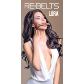 Кляп-трензель Lora с металлическими кольцами - Rebelts - купить с доставкой в Коврове