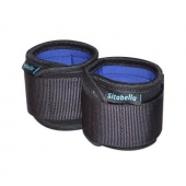 Неопреновые черно-синие наручники - Sitabella - купить с доставкой в Коврове