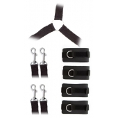 Комплект наручников и поножей LUXURIOUS BED RESTRAINT CUFF SET - Blush Novelties - купить с доставкой в Коврове