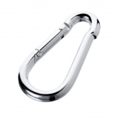 Серебристый карабин TOYFA Metal - ToyFa - купить с доставкой в Коврове