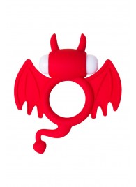 Красное эрекционное кольцо на пенис JOS COCKY DEVIL - JOS - в Коврове купить с доставкой