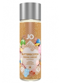 Смазка на водной основе Candy Shop Butterscotch с ароматом ирисок - 60 мл. - System JO - купить с доставкой в Коврове