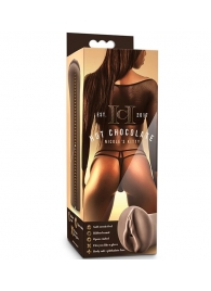 Коричневый мастубратор-вагина Nicole s Kitty - Blush Novelties - в Коврове купить с доставкой