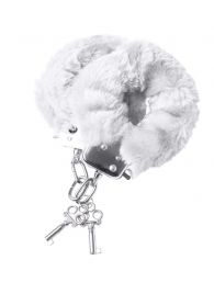 Наручники с белой меховой опушкой - ToyFa - купить с доставкой в Коврове