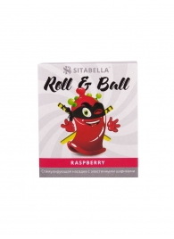 Стимулирующий презерватив-насадка Roll   Ball Raspberry - Sitabella - купить с доставкой в Коврове