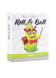 Стимулирующий презерватив-насадка Roll   Ball Apple - Sitabella - купить с доставкой в Коврове