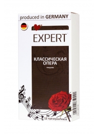 Гладкие презервативы Expert  Классическая опера  - 12 шт. - Expert - купить с доставкой в Коврове