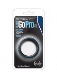 Черно-синее эрекционное кольцо Silicone Go Pro Cock Ring - Blush Novelties - в Коврове купить с доставкой