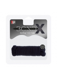 Чёрная веревка для связывания BONDX LOVE ROPE - 5 м. - Dream Toys - купить с доставкой в Коврове