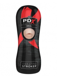Мастурбатор-ротик Vibrating Oral Stroker - Pipedream - в Коврове купить с доставкой