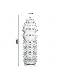 Закрытая прозрачная насадка Crystal sleeve - 14,2 см. - Erowoman-Eroman - в Коврове купить с доставкой