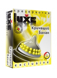 Презерватив LUXE  Exclusive  Кричащий банан  - 1 шт. - Luxe - купить с доставкой в Коврове