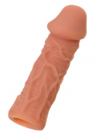Телесная реалистичная насадка KOKOS Extreme Sleeve 05 с дополнительной стимуляцией - 12,7 см. - KOKOS - в Коврове купить с доставкой