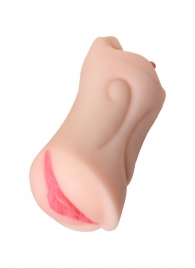 Телесный двусторонний мастурбатор Fruity Tongue - ротик и вагина - ToyFa - в Коврове купить с доставкой