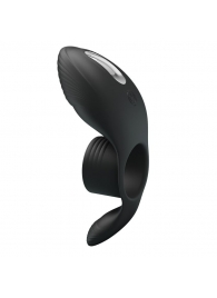 Черное кольцо на пенис с вибрацией Vibration Penis Sleeve - Baile - в Коврове купить с доставкой