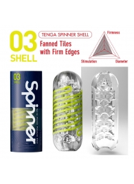 Мастурбатор SPINNER Shell - Tenga - в Коврове купить с доставкой