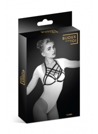 Черная упряжь на грудь Clara - Bijoux Pour Toi - купить с доставкой в Коврове