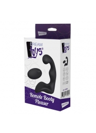 Черный вибромассажер простаты REMOTE BOOTY PLEASER - Dream Toys - в Коврове купить с доставкой