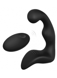 Черный вибромассажер простаты REMOTE BOOTY PLEASER - Dream Toys - в Коврове купить с доставкой